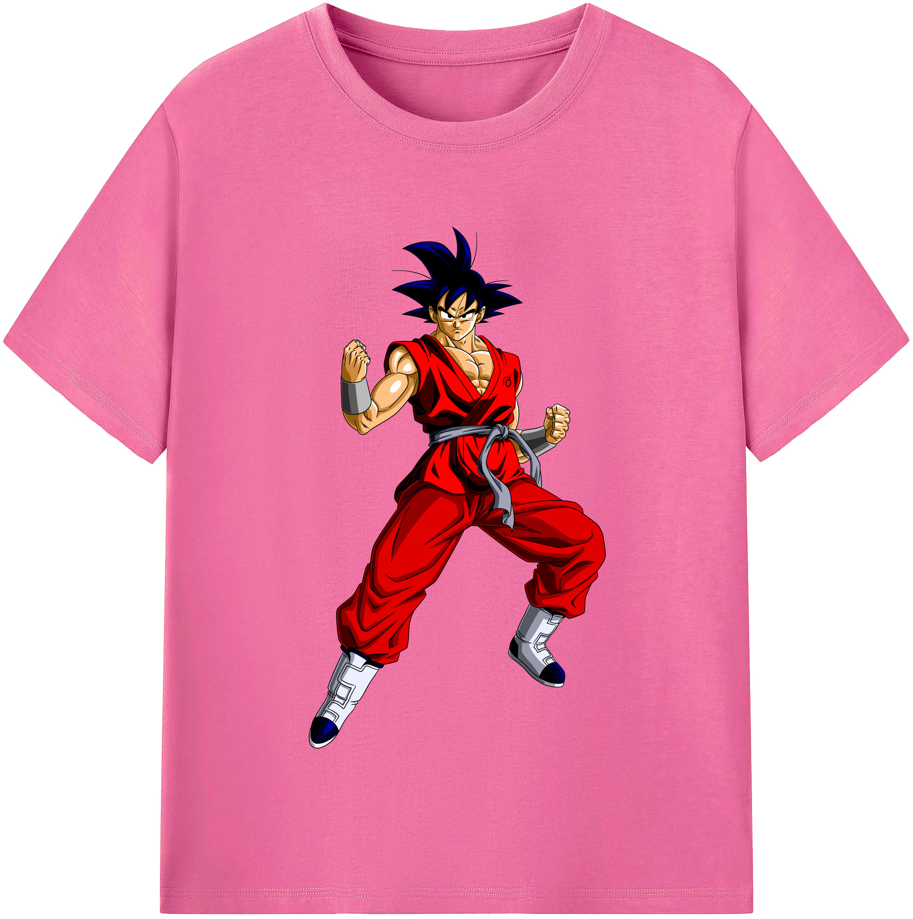 （画像用） ドラゴンボール 孫悟空（そん ごくう）Son Goku カカロット DRAGON BALL Kakarotto レディースカジュアルプリントTシャツ（綿100％）